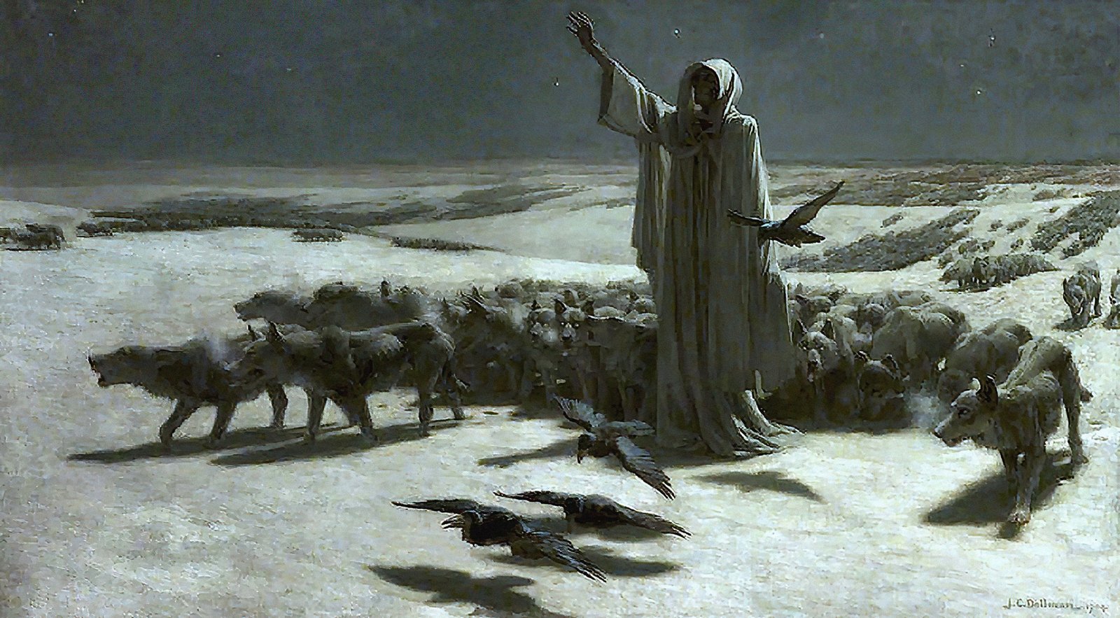 Dollman John Charles - Famine - British School - 19th Century